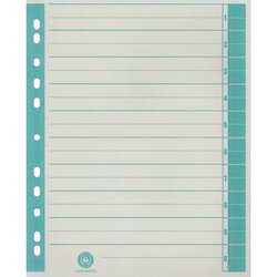 without brand 9541101100 Trennblatt  RC A4 ch/gn 100St