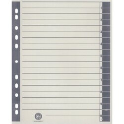 without brand 9541109100 Trennblatt  RC A4 ch/gr 100St