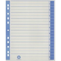 without brand 9541104100 Trennblatt  RC A4 ch/bl 100St
