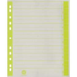 without brand 9541102100 Trennblatt  RC A4 ch/ge 100St