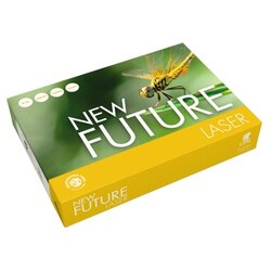 New Future 95389A80S Kopierpapier A4 2fach gel.80g 500 Bl.