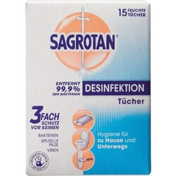 Sagrotan 020130  Desinfektionstuch  15St