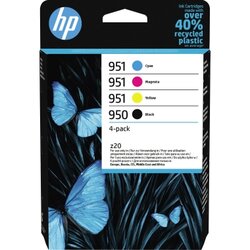 HP 6ZC65AE Tintenpatrone 950/51 sw/c/m/y 4 St./Pack.