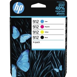 HP 6ZC74AE Tintenpatrone 912 sw/c/m/y 4 St./Pack.