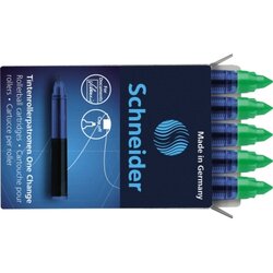 Schneider 462786 Tintenrollermine One  Change 0,6mm gn 5St