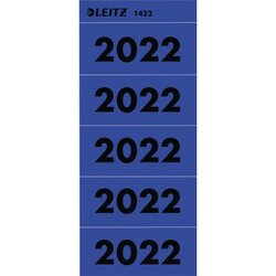 Leitz 14220035 Jahresschild 2022 blau 100 St./Pack.