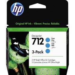 HP 3ED77A Tintenpatrone 712 29ml cyan 3 St./Pack