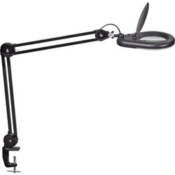 MAUL 8263490 LED-Lupenleuchte  viso Klemmfuß sw
