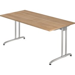 Hammerbacher VBS16/N/S Schreibtisch 160x80cm nussbaum