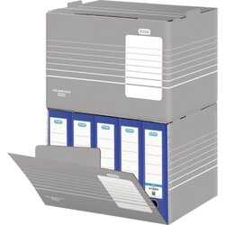 ELBA 400014215 Elba Archivbox tric DIN A4 455x355x320mm Pappe gr/ws