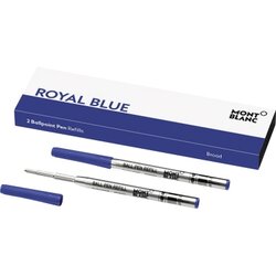 Montblanc 128215 Kugelschreibermine Royal Blue B bl 2St.