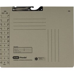 ELBA 100570021 Pendelhefter DIN A4 320g Amtsheftung Karton grau