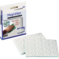 Legamaster 7-121500 Reinigungstuch MagicWipe 13x10cm weiß 2 St./Pack.