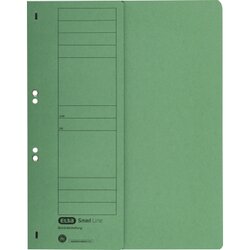 ELBA 100560003 Ösenhefter DIN A4 Vorderd. halb Amtsheftung grün