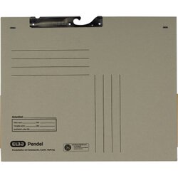 ELBA 100570025 Pendelhefter DIN A4 Dehntasche 320g Karton grau