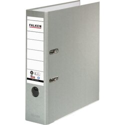 Falken 11285228 Ordner Recycolor DIN A4 80mm Papier grau