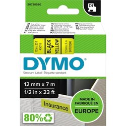 DYMO® Schriftbandkassette D1 12 mm x 7 m (B x L) gelb