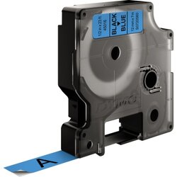 DYMO® S0720560 Schriftbandkassette D1 12mmx7m sw auf bl