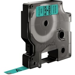 DYMO® S0720740 Schriftbandkassette D1 9mmx7m schwarz auf grün