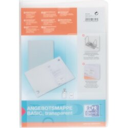Oxford 100551988 Angebotsmappe image basic DIN A4 farblos tr
