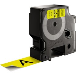 DYMO® S0720980 Schriftbandkassette D1 24mmx7m sw auf ge