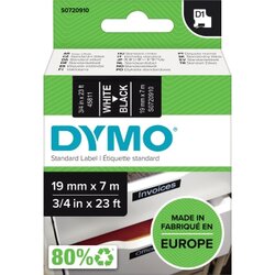 DYMO® Schriftbandkassette D1 19 mm x 7 m (B x L) schwarz