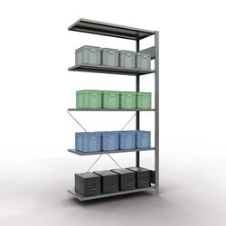 SCHULTE 12745 Regal MULTIplus150 Anbau 2.000x1.000x400mm 5Böden vz