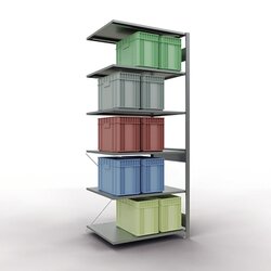 SCHULTE 12586 Regal MULTIplus150 Anbau 2.500x1.000x800mm 6Böden vz