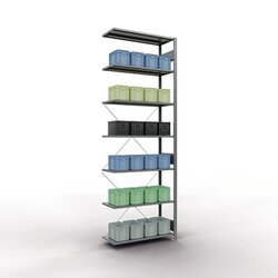 SCHULTE 12747 Regal MULTIplus150 Anbau 3.000x1.000x400mm 7Böden vz
