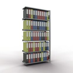 SCHULTE 17710 Regal MULTIplus85 Anbau 2.000x1.000x300mm AL vz