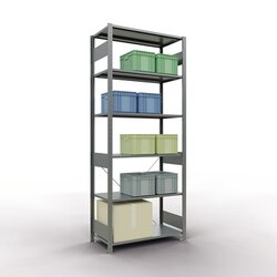 SCHULTE 12751 Regal MULTIplus150 Grund 2.500x1.000x500mm 6Böden vz