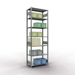 SCHULTE 12752 Regal MULTIplus150 Grund 3.000x1.000x500mm 7Böden vz