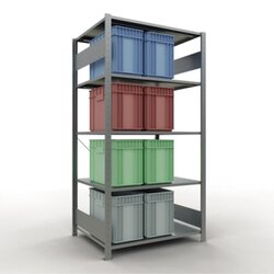 SCHULTE 12580 Regal MULTIplus150 Grund 2.000x1.000x800mm 5Böden vz