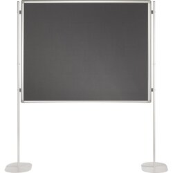 FRANKEN PTD830512 Stellwandtafel PRO 180x120cm Filz grau