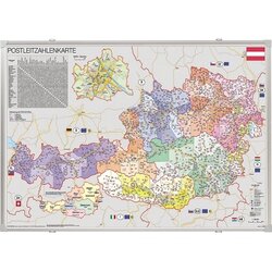 FRANKEN KA447PA Kartentafel Österreich pinnbar 68x96cm