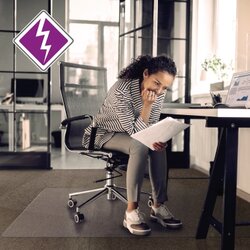 Computex Bodenschutzmatte anti-statik advantagemat® weiche Böden rechteckig
