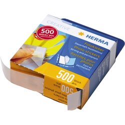 HERMA 1070 Klebepad 12x17mm weiß 500 St./Pack.