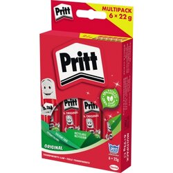 Pritt PS6BF Klebestift 22g Kunststoffhülse 6 St./Pack.