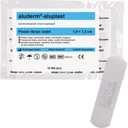 aluderm® 1009155 Pflaster aluplast Strips 1,9x7,2cm 10 St./Pack.