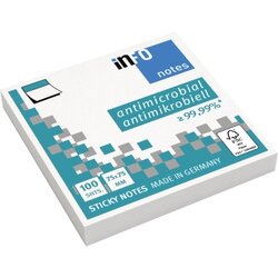 Info 5154-08 Haftnotiz 75x75mm 100Bl. weiß 