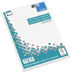 Info 5169-08 Haftnotiz 100x150mm 100Bl. weiß