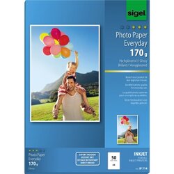 SIGEL IP714 Photopapier Inkjet Everyday 170g 50Bl