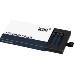 Montblanc 128199 Tintenpatrone mitternachtsblau 8 St./Pack.