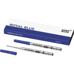 Montblanc 128214 Kugelschreibermine royal blue M bl 2 St./Pack.