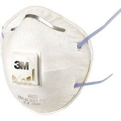 3M 8822-10 Maske 8822 FFP2  mit Ventil 10St