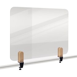 Legamaster 7-209710 Tischtrennwand ELEMENTS Acryl 60x80cm KL tr