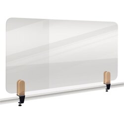 Legamaster 7-209711 Tischtrennwand ELEMENTS Acryl 60x120cm KL tr