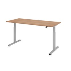Hammerbacher VXMST19/N/S Schreibtisch 180x80cm nussbaum 