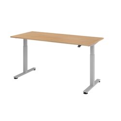 Hammerbacher VXMST19/E/S Schreibtisch 180x80cm eiche 