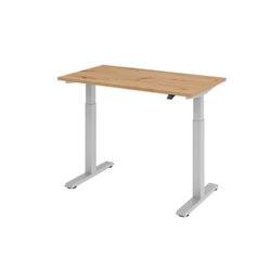 Hammerbacher VXMST612/R/S Schreibtisch 120x67cm eiche 
